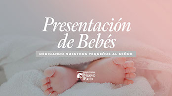 Todos los primeros domingos del mes, en el servicio de las 10:30 AM presentamos y dedicamos a nuestros pequeños al Señor.